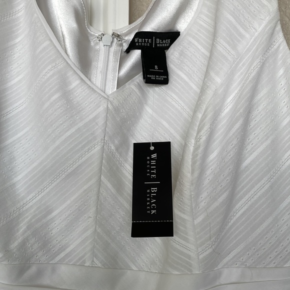 White House Black Market white dress. Size 8 - Picture 2 of 5